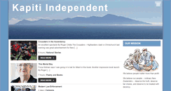 Desktop Screenshot of kapitiindependentnews.net.nz
